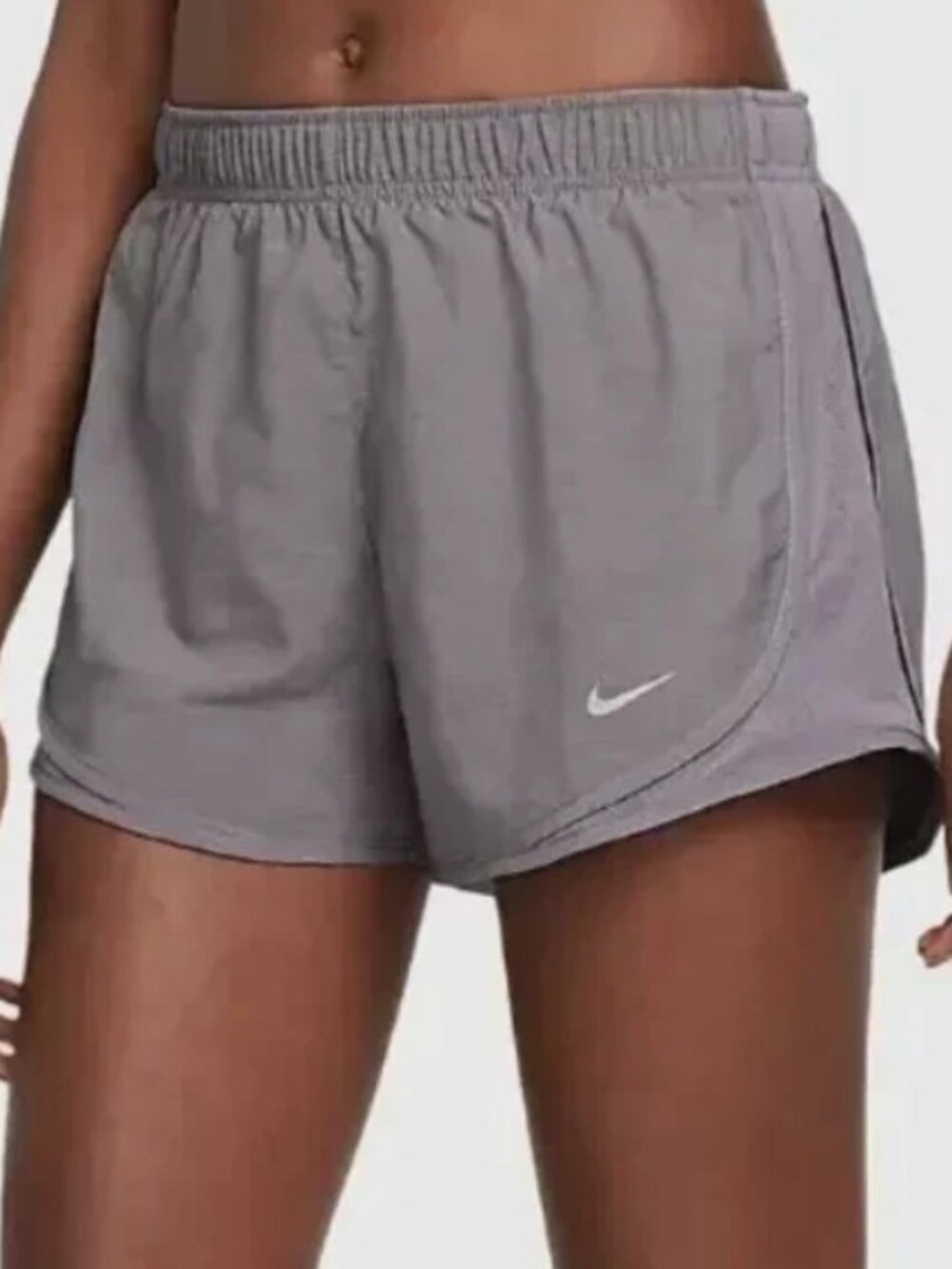 Women’s Grey Nike Dri-Fit Running Shorts Small